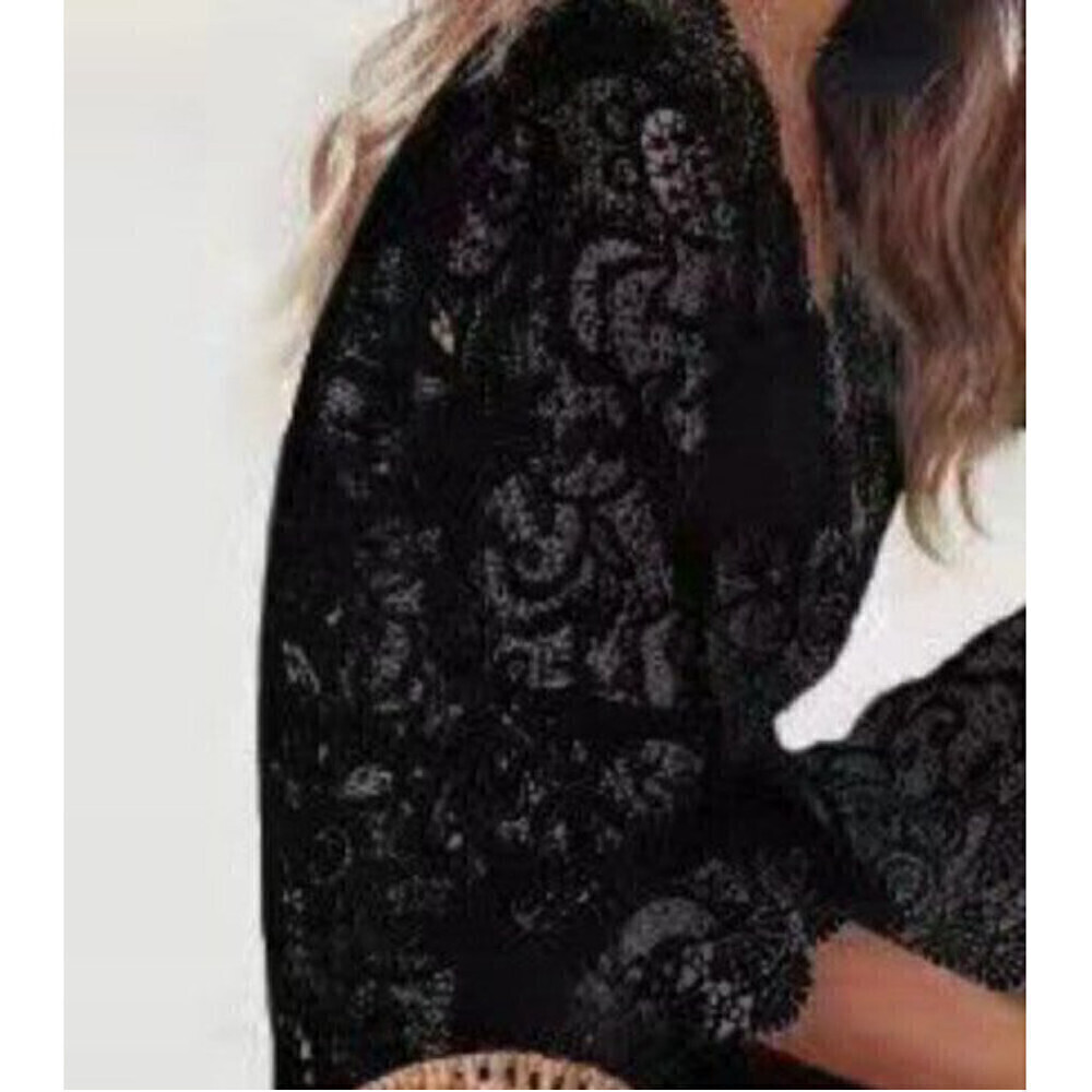 Abstract Pattern Lace Swimsuit Coverup Size Medium - Picture 7 of 7